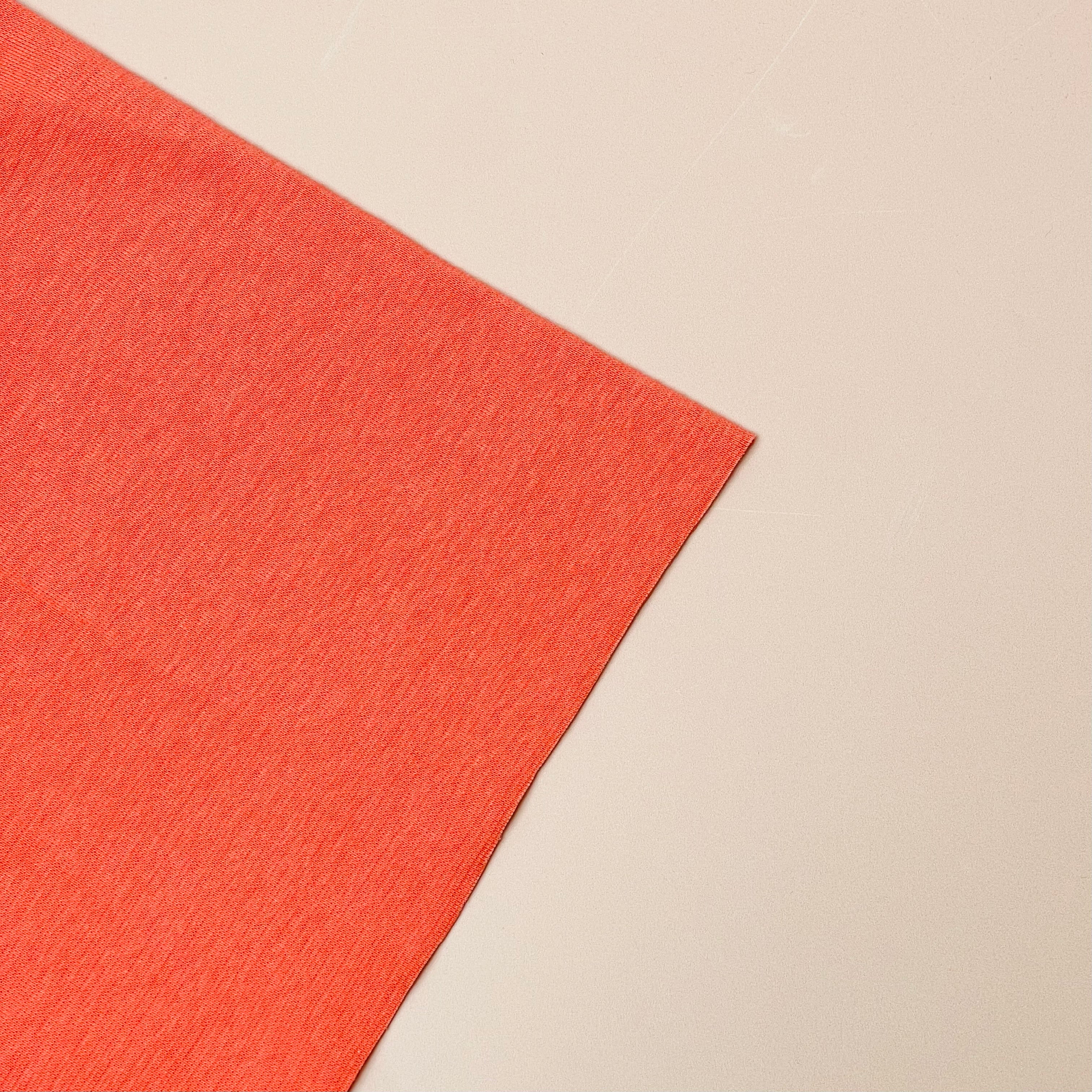 Coral Organic Tubular Cuff Ribbing