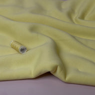 Butter Yellow Fleeceback Organic Cotton Sweat-Shirting