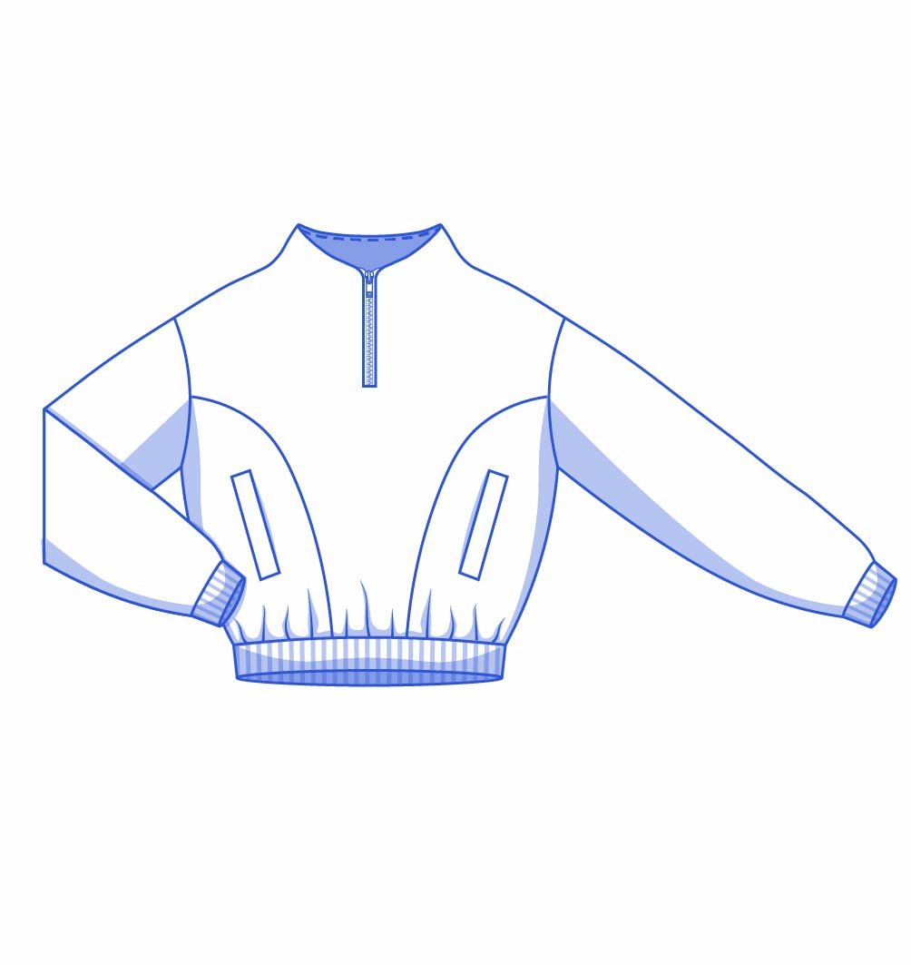 Fibre Mood - CRUZ Sweater Sewing Pattern
