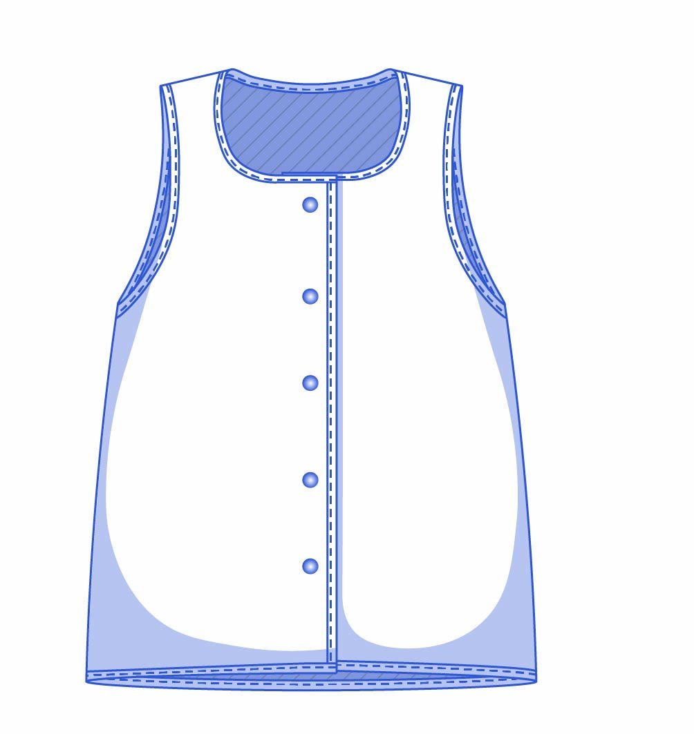 Fibre Mood - EMBER Bodywarmer Sewing Pattern