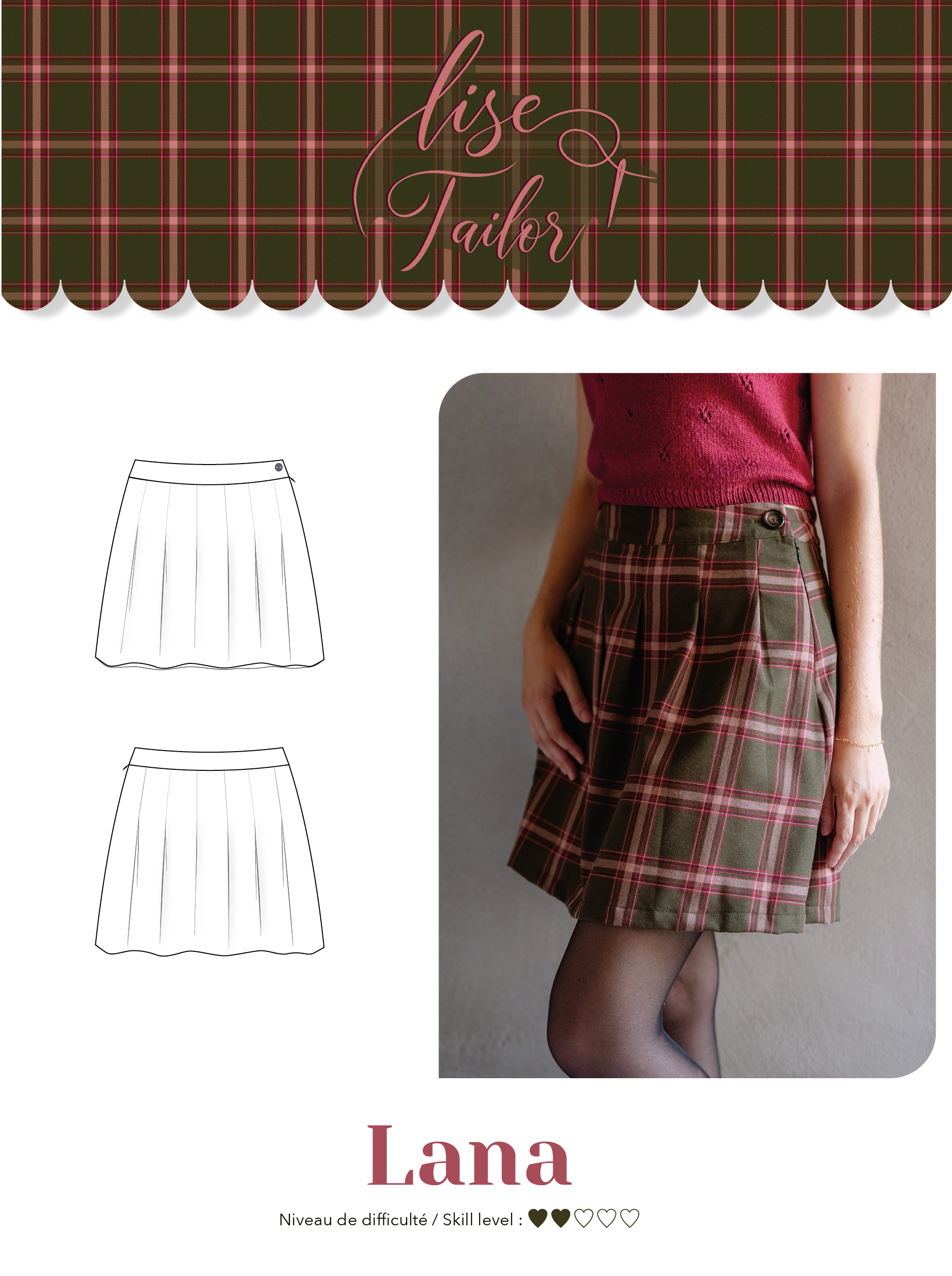Lise Tailor - Lana Skirt Sewing Pattern