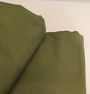 REMNANT 0.44 Metre Essential Chic Army Green Cotton Jersey Fabric