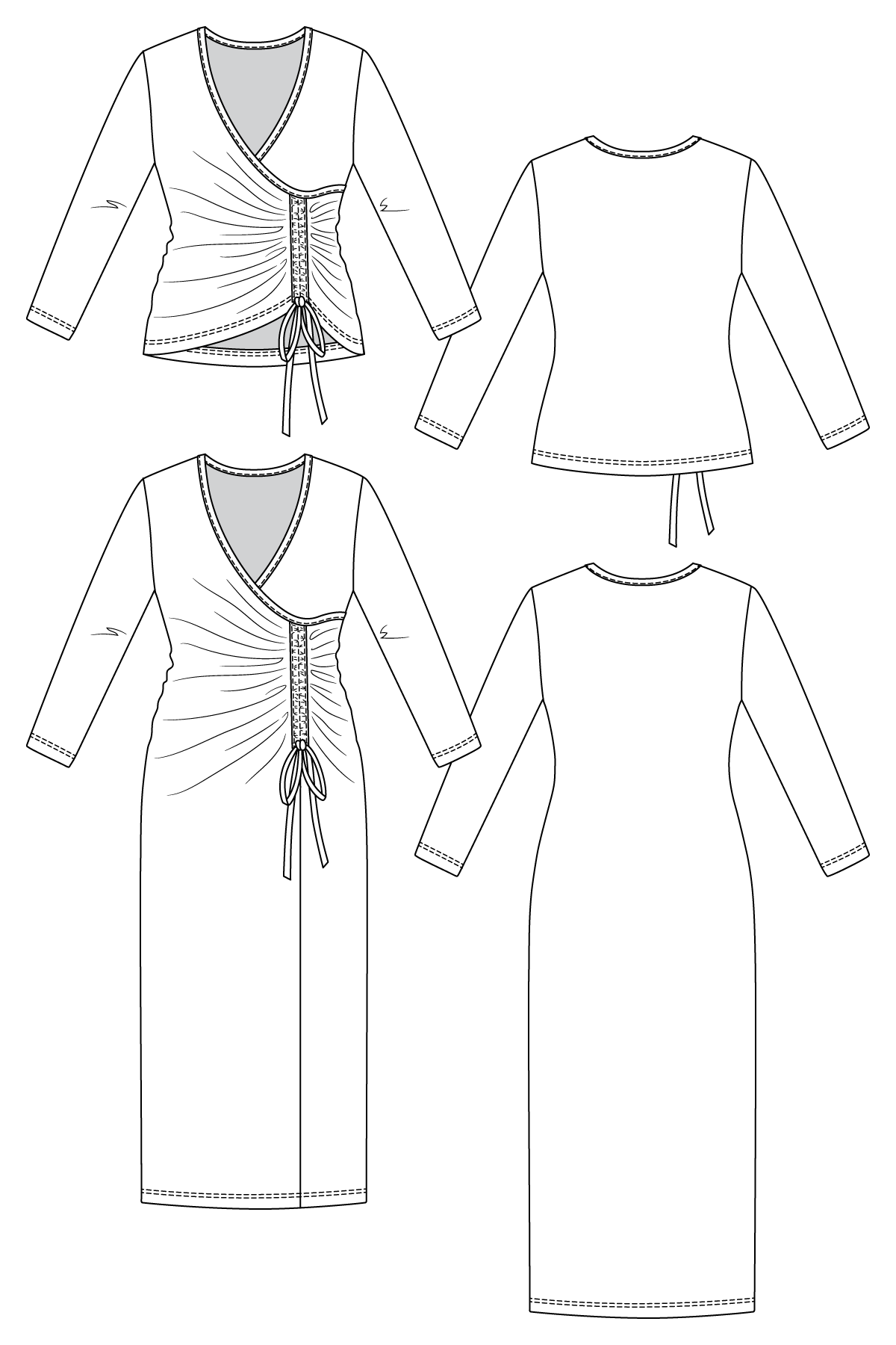 Sewing Kit - Named Clothing EEDIT Knit Top in Snug Sweater Fabrics