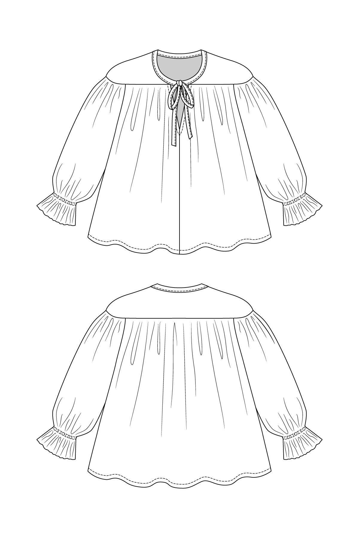 Named Clothing - LIIA Gathered Blouse