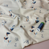 Island Boats Cotton GOTS Jersey