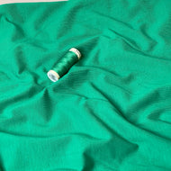 Essential Chic Jolly Green Plain Cotton Jersey Fabric