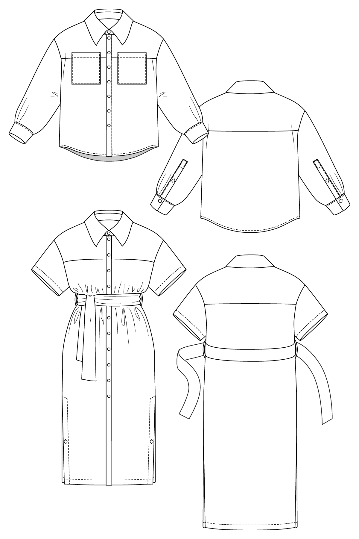 Named Clothing - RUUT Shirt & Shirt Dress