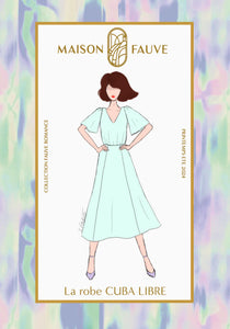 Maison Fauve - CUBA LIBRE Dress Paper Sewing Pattern