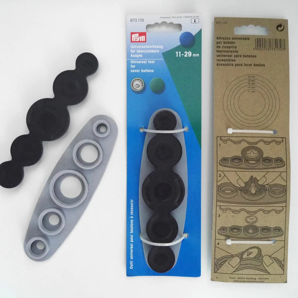 Prym Cover Button Maker Tool for 11-29mm buttons