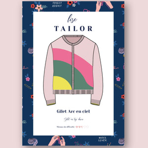 Lise Tailor - Rainbow Cardigan Knitting Paper Pattern