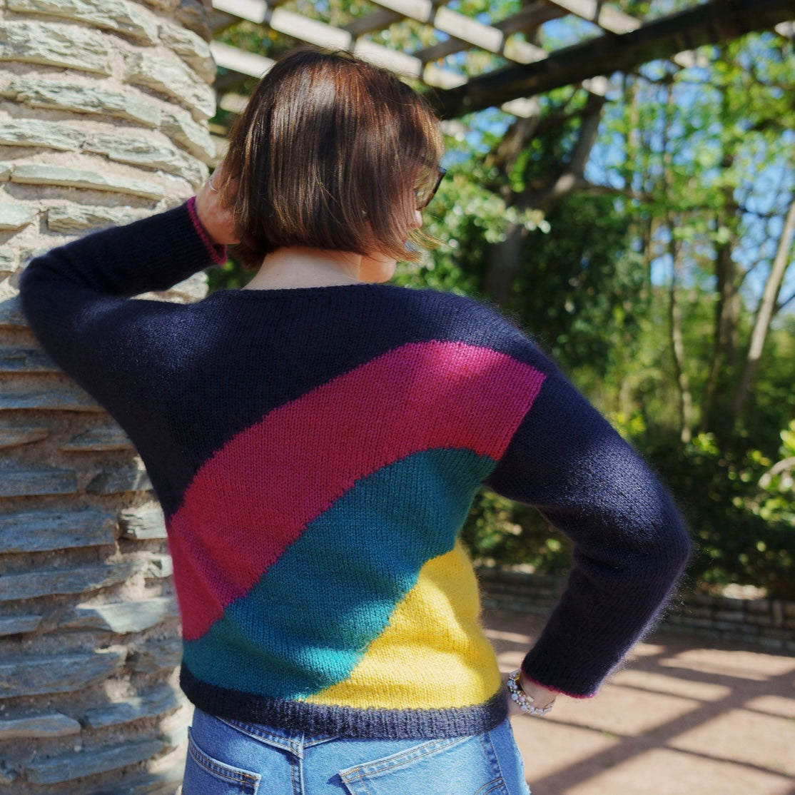 Lise Tailor - Rainbow Cardigan Knitting Paper Pattern