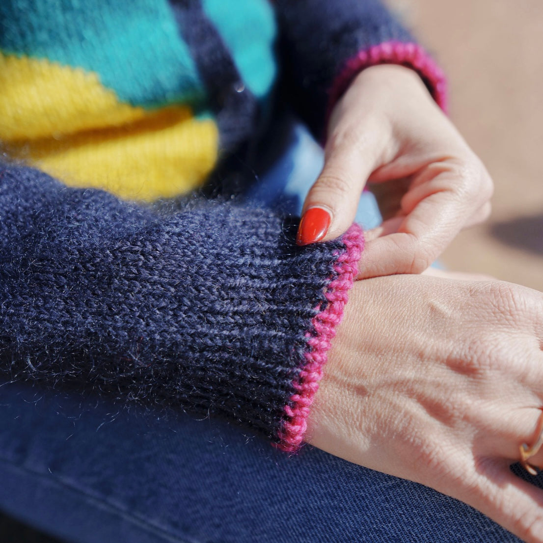 Lise Tailor - Rainbow Cardigan Knitting Paper Pattern