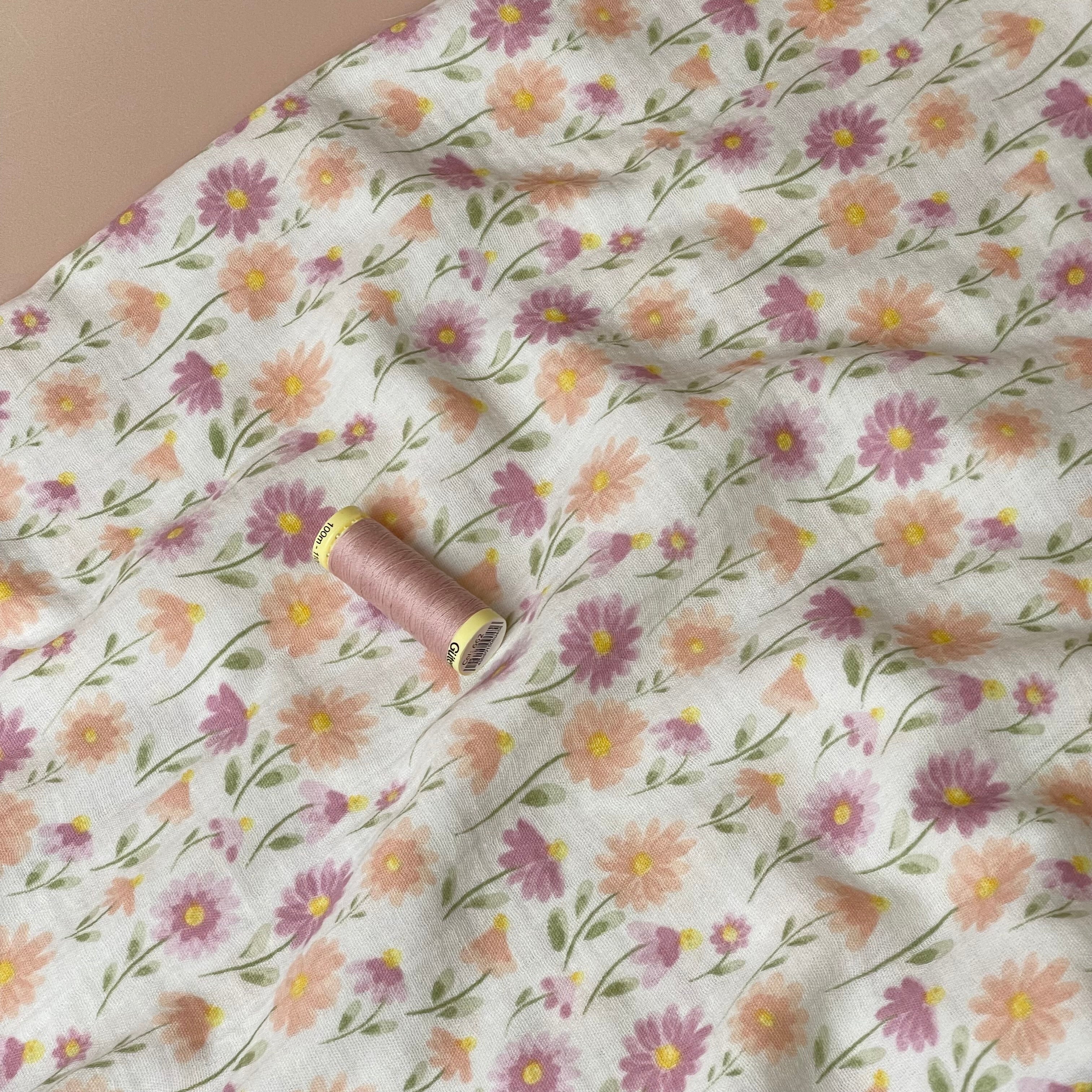 Asters Cotton Double Gauze