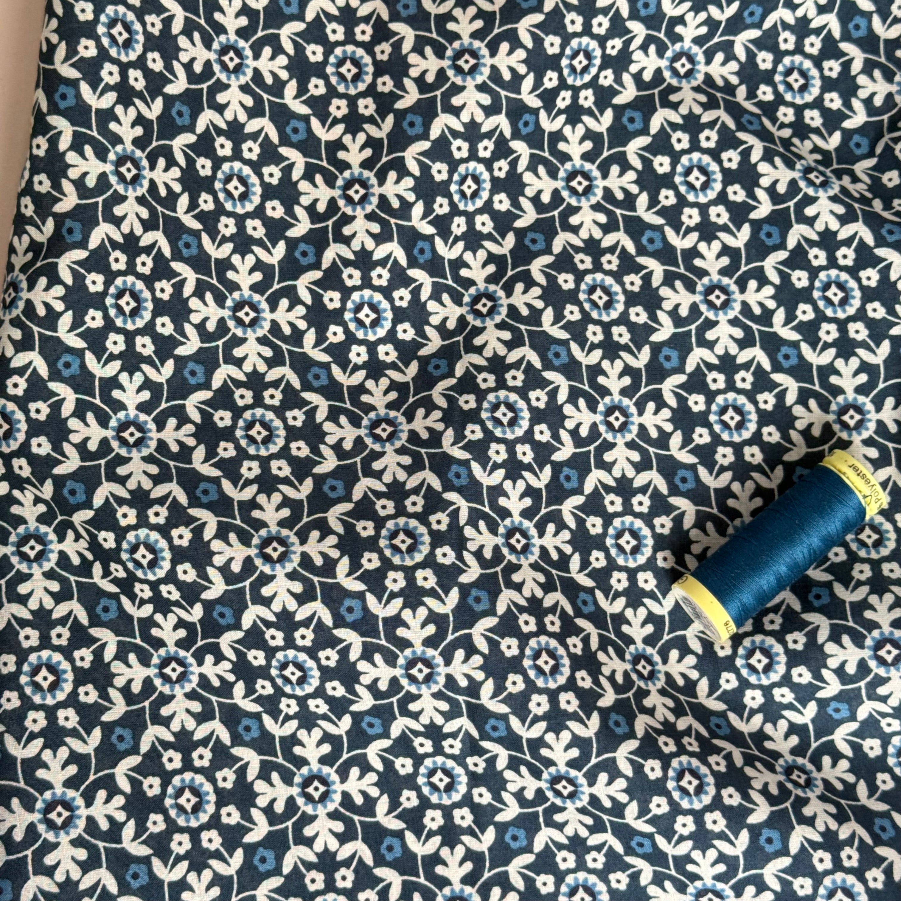 Tiles Cotton Voile Fabric