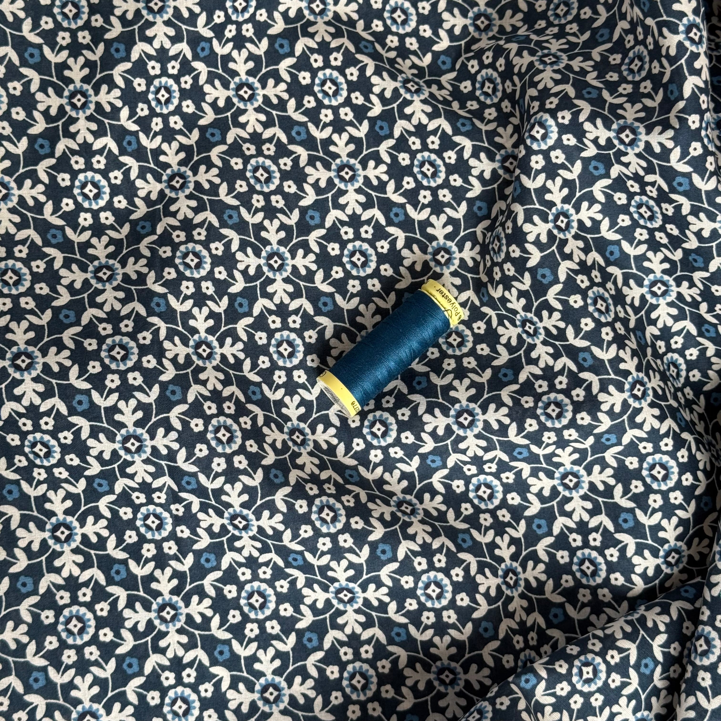 Tiles Cotton Voile Fabric