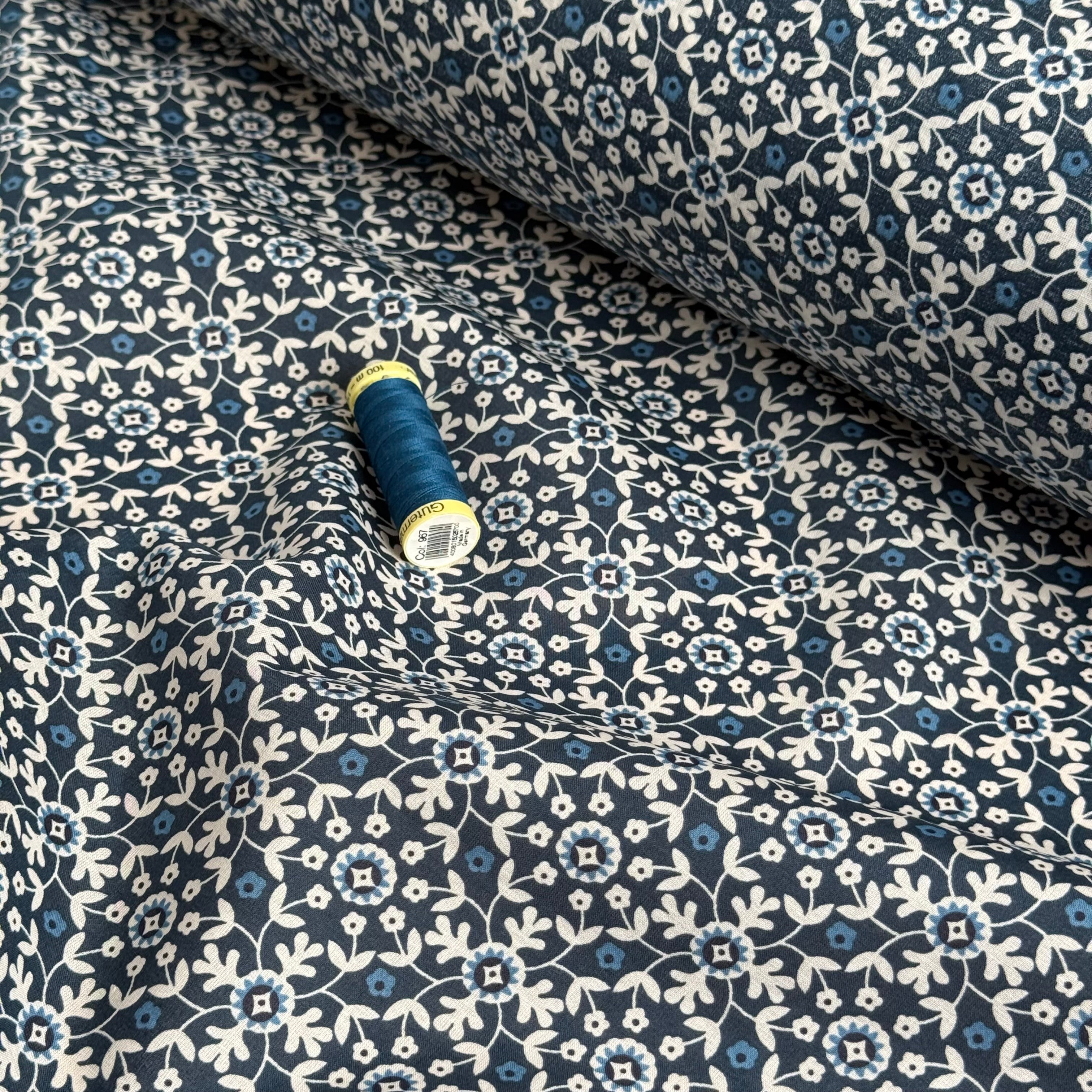 Tiles Cotton Voile Fabric