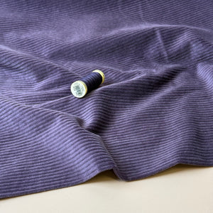Stretch Washed Corduroy 4.5W in Purple