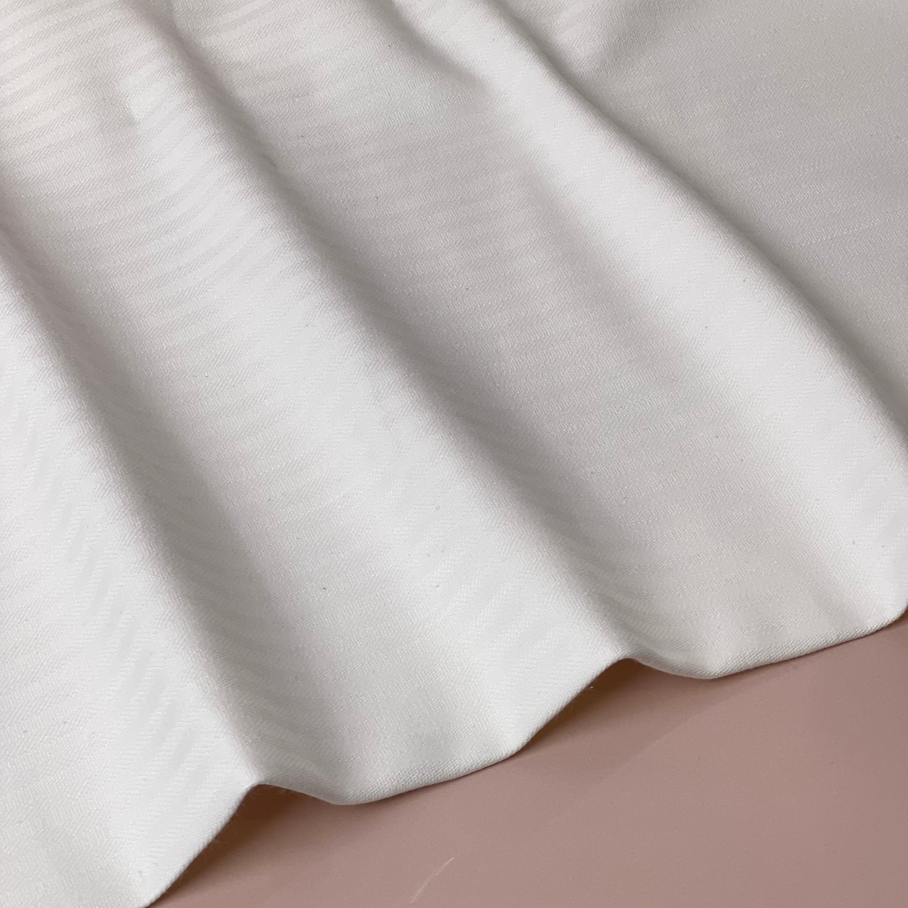 Deadstock Stripe Cotton Jacquard Fabric