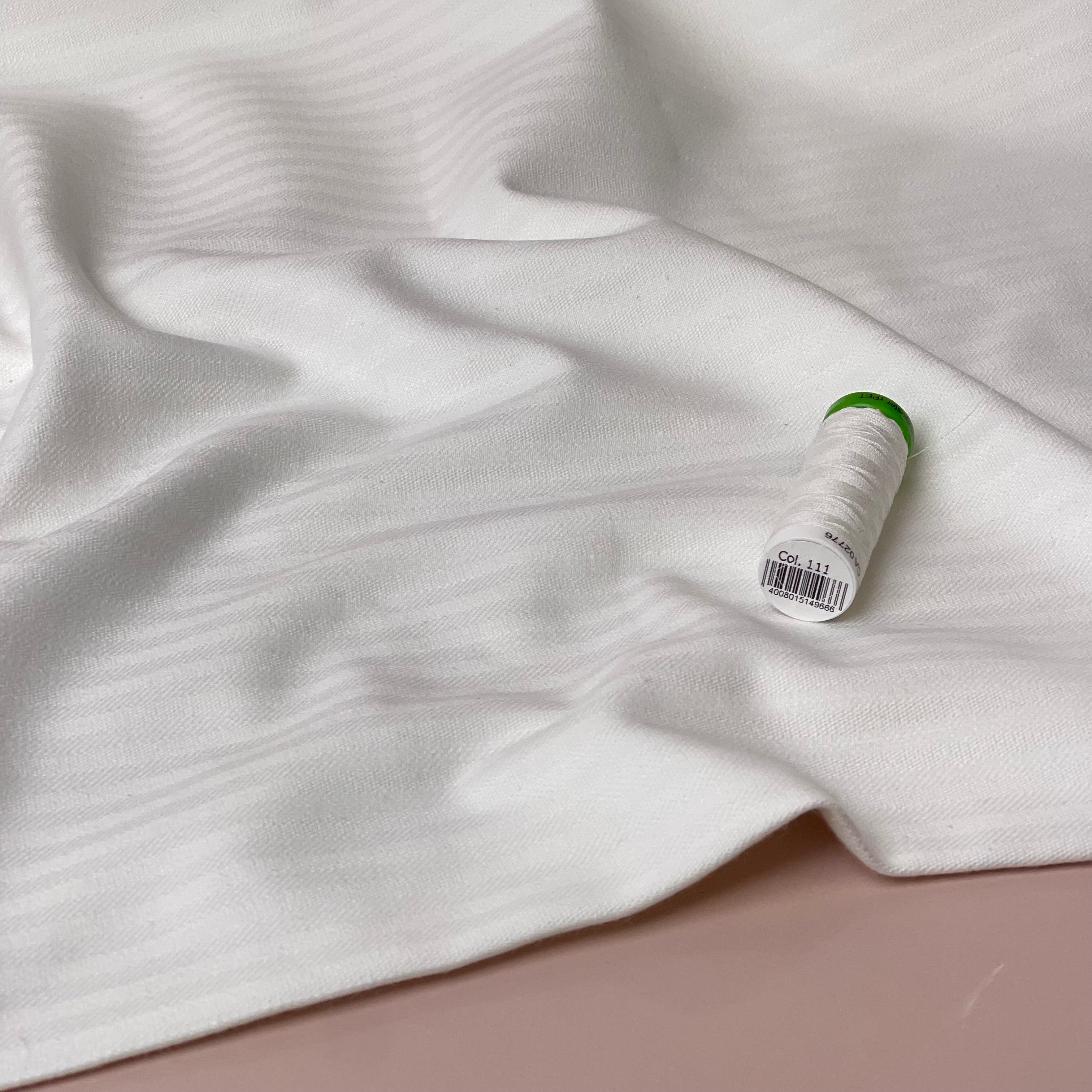 Deadstock Stripe Cotton Jacquard Fabric