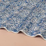 Morris Denim Blue Cotton Lawn Fabric