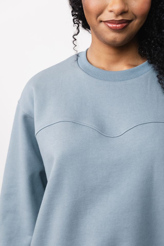 Sewing Kit - AALTO Sweatshirt in Organic Brushed Sweatshirt (multiple colour choice)