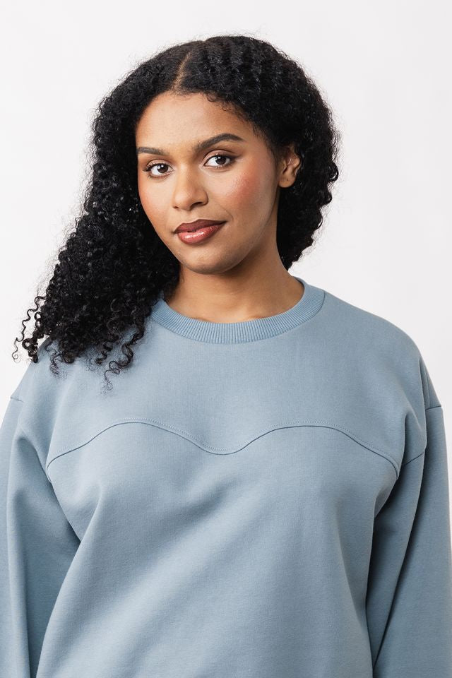 Sewing Kit - AALTO Sweatshirt in Organic Brushed Sweatshirt (multiple colour choice)