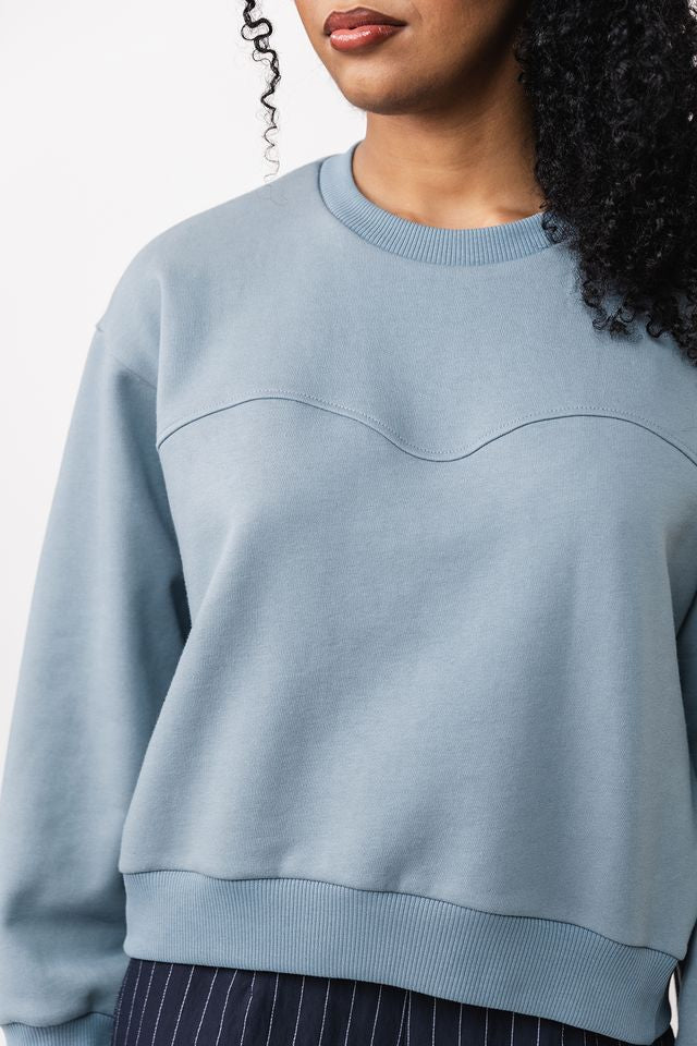 Sewing Kit - AALTO Sweatshirt in Organic Brushed Sweatshirt (multiple colour choice)