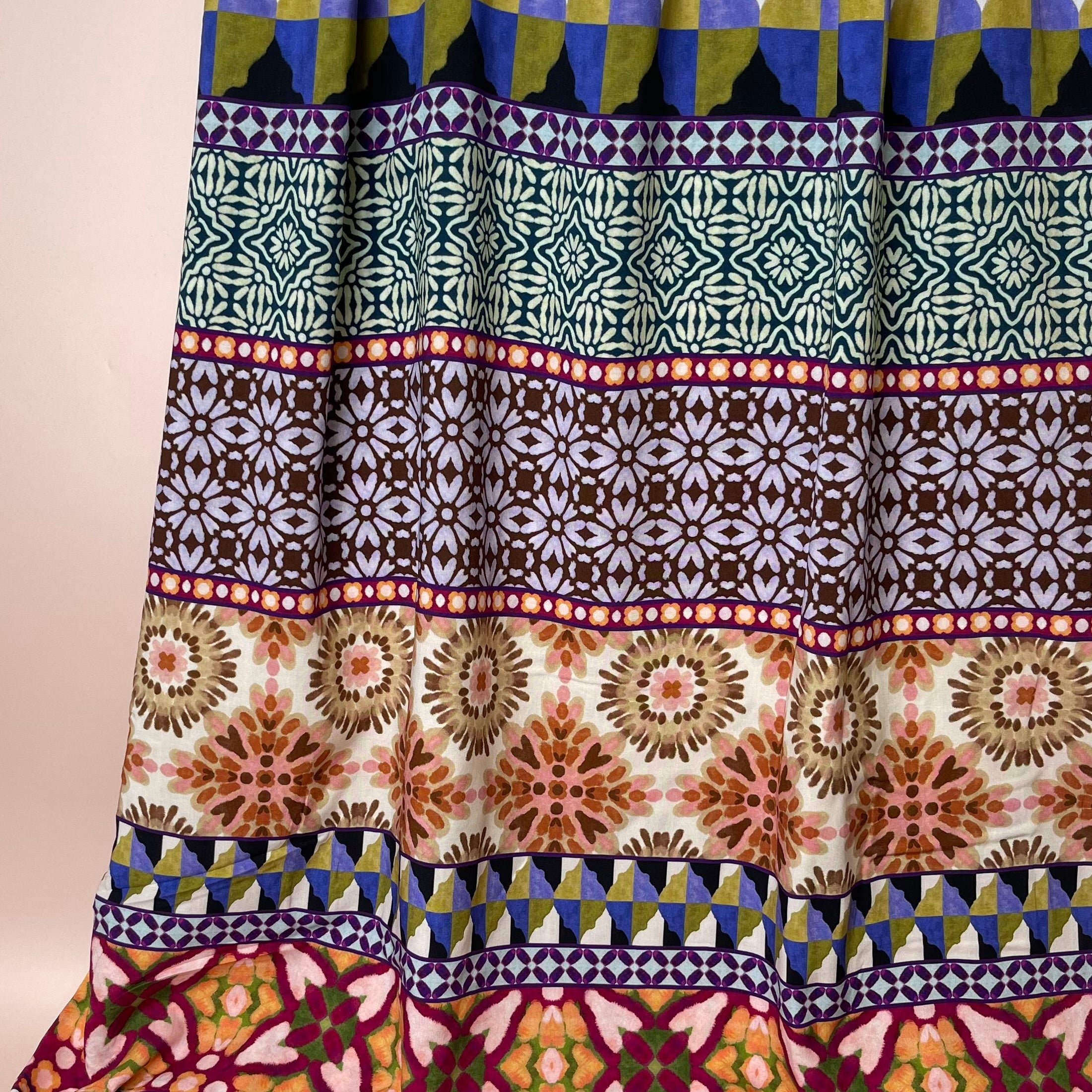 Deadstock Abstract Stripe Tencel™ Lyocell Fabric