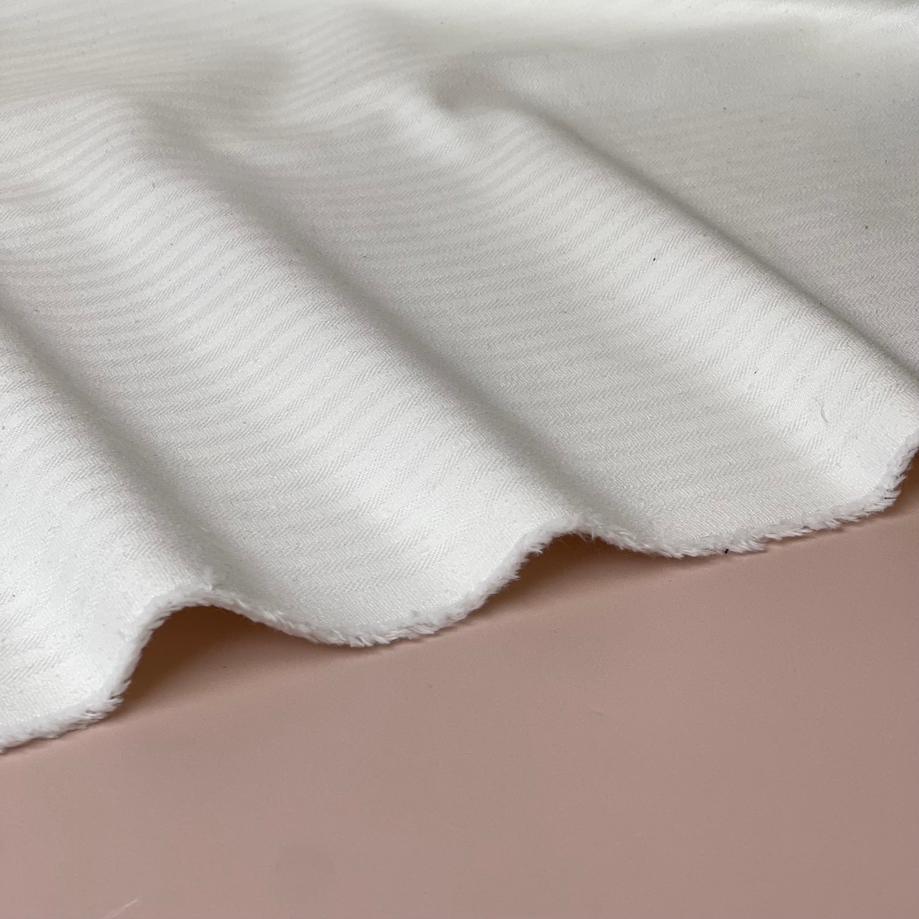 Deadstock Stripe Cotton Jacquard Fabric