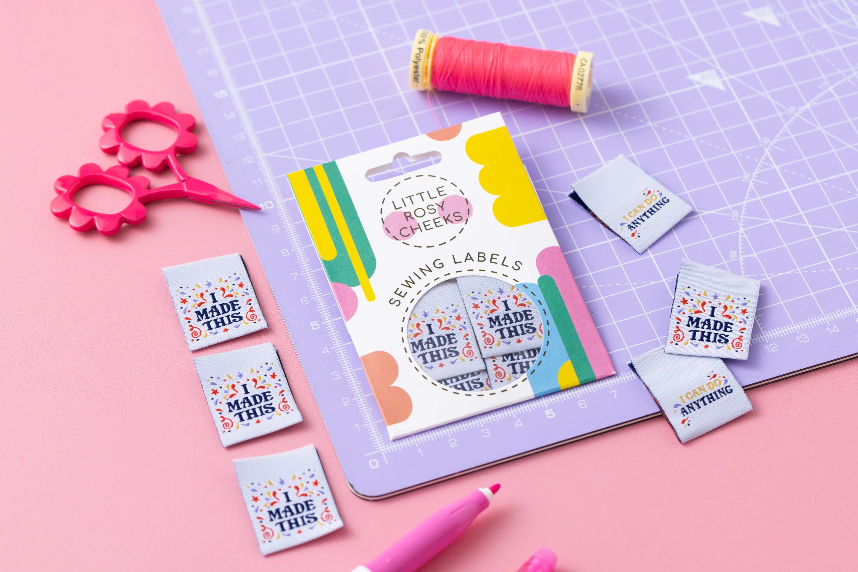 Little Rosy Cheeks - "I Made This - I Can Do Anything" Printed Labels