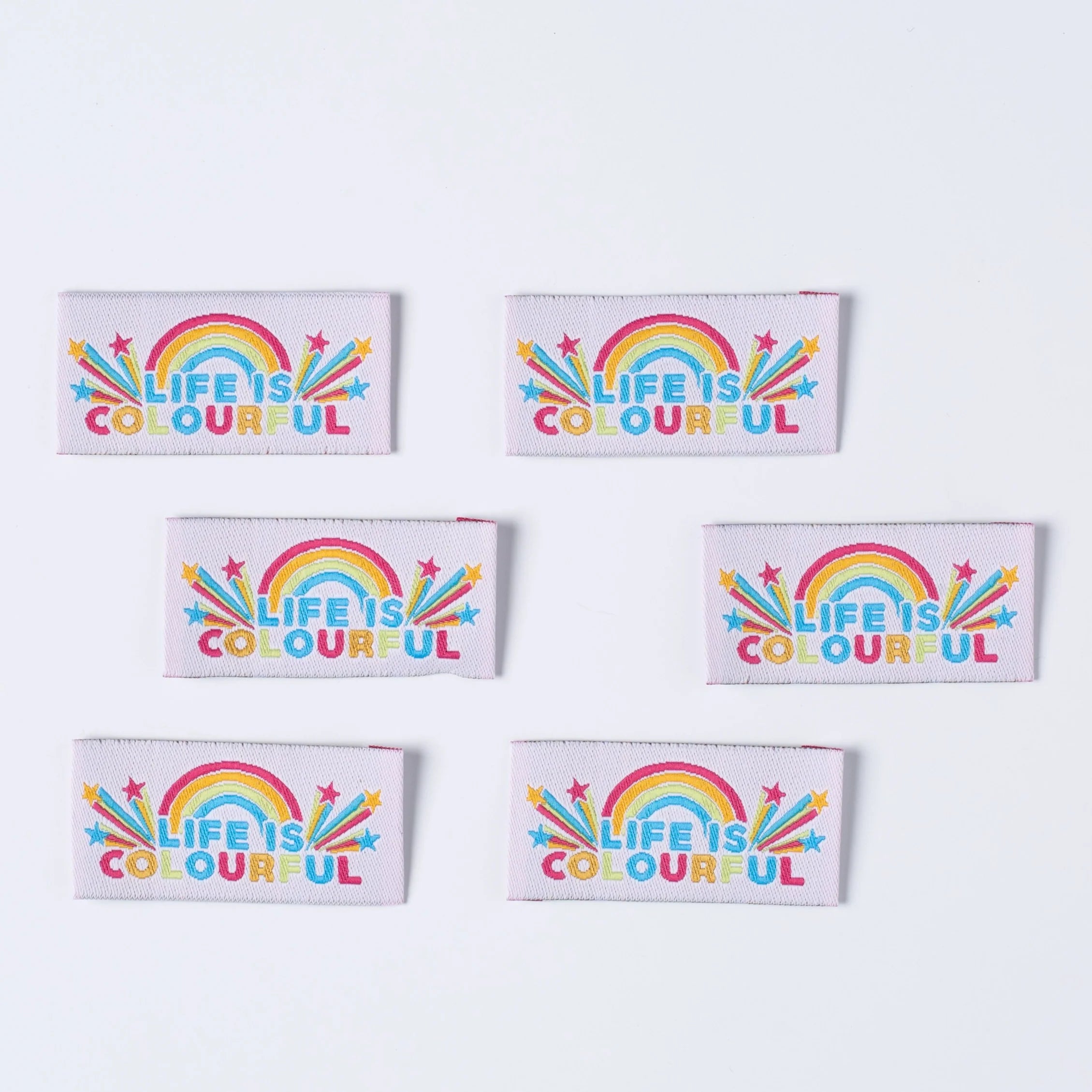 Little Rosy Cheeks - "Life Is Colourful" Printed Labels