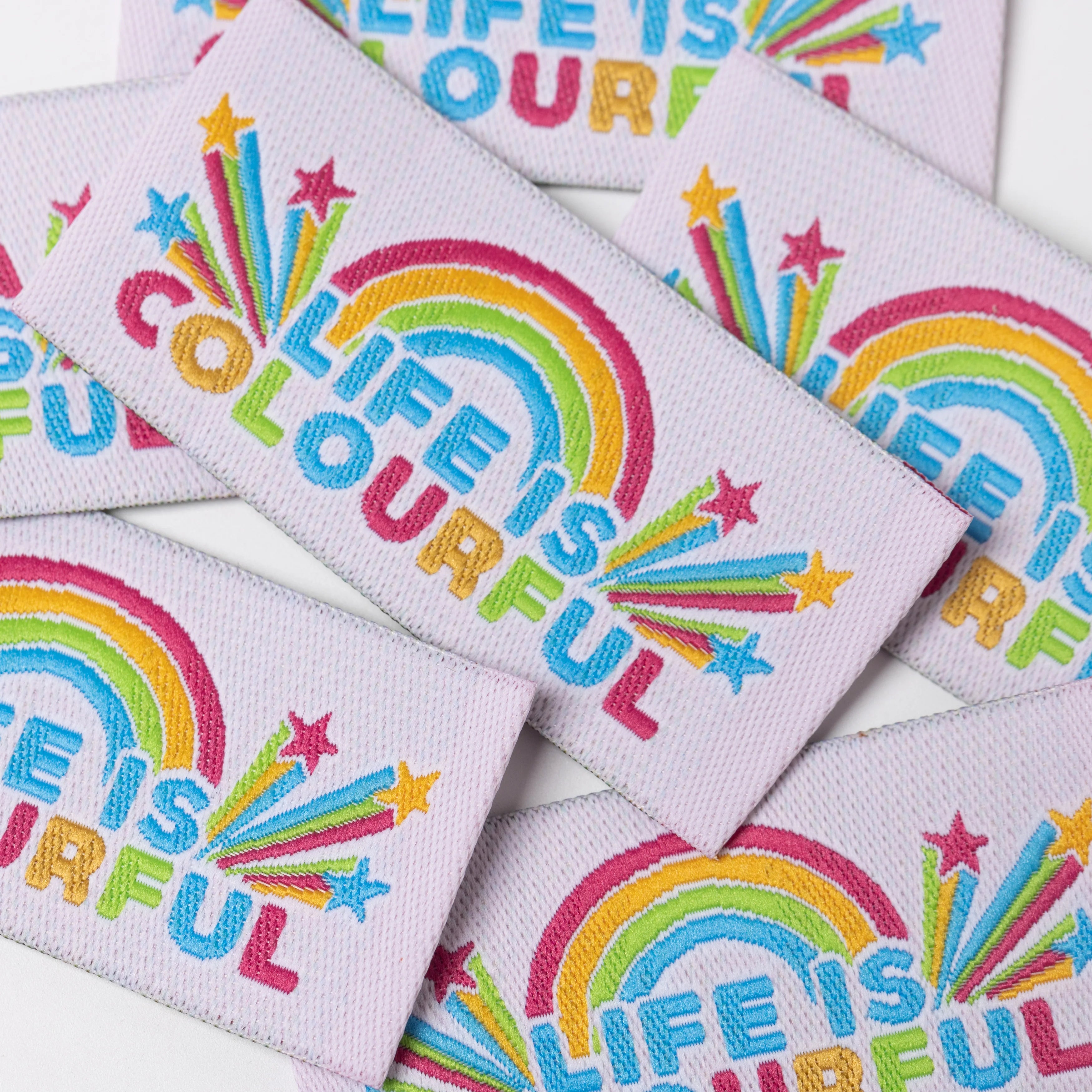 Little Rosy Cheeks - "Life Is Colourful" Printed Labels