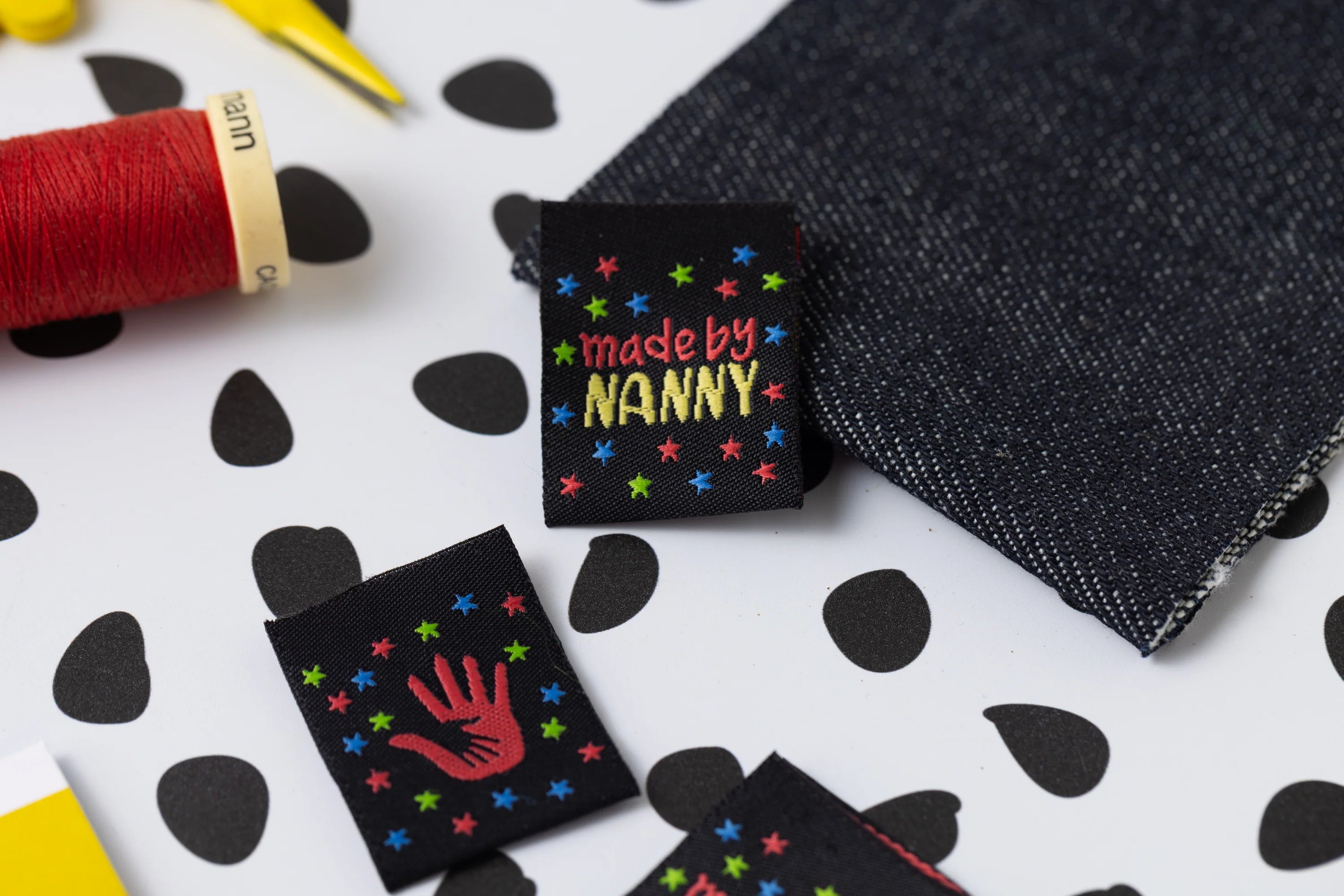 Little Rosy Cheeks - "Made By Nanny" Printed Labels