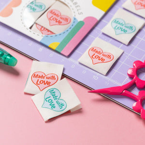 Little Rosy Cheeks - "Made With Love" Printed Labels