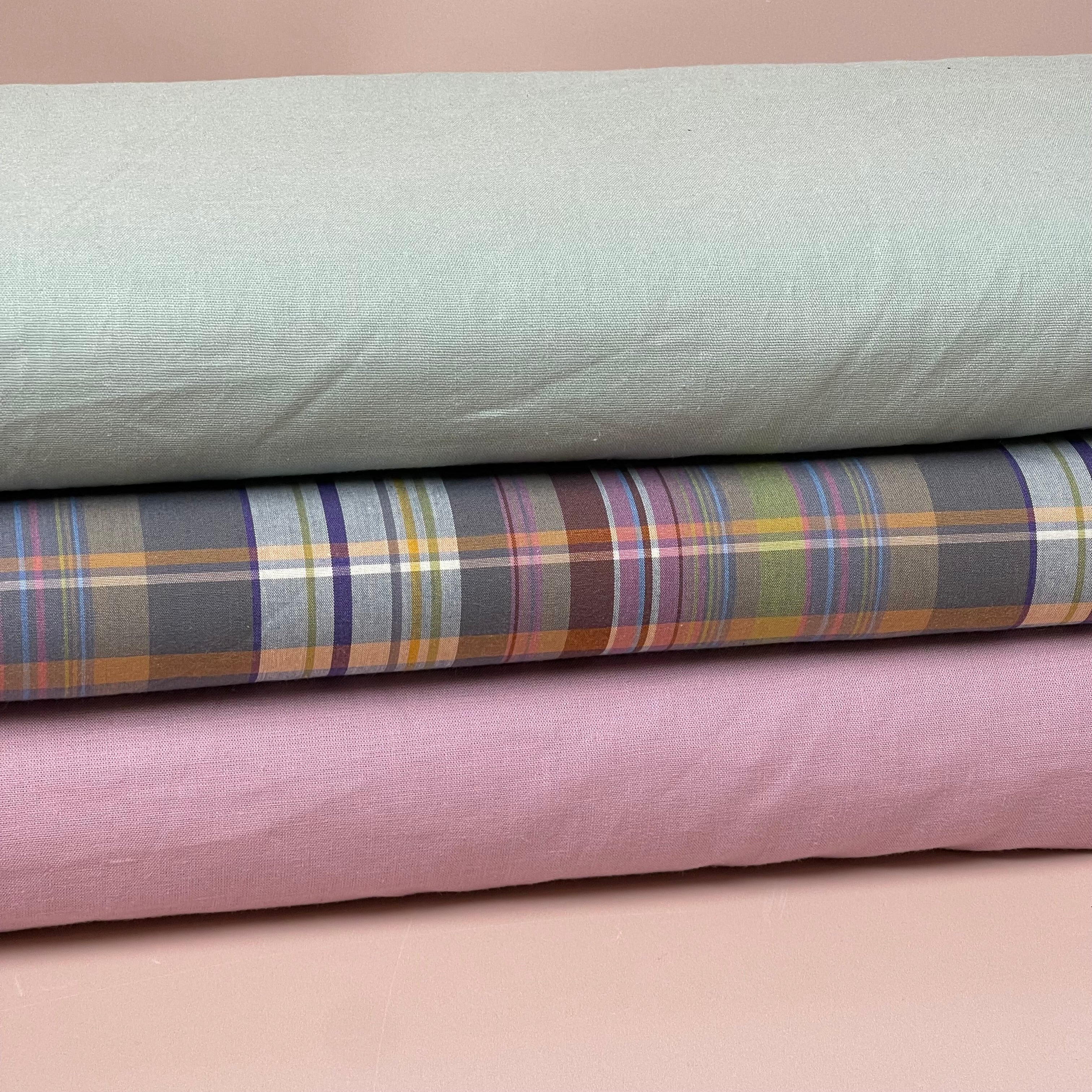 Sorona Linen in Lilac - Eco Linen Blend Fabric