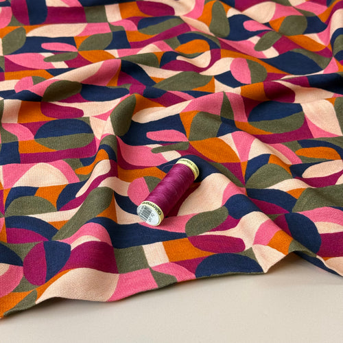 My Dress Made - Pop Art Viscose Crepe Fabric
