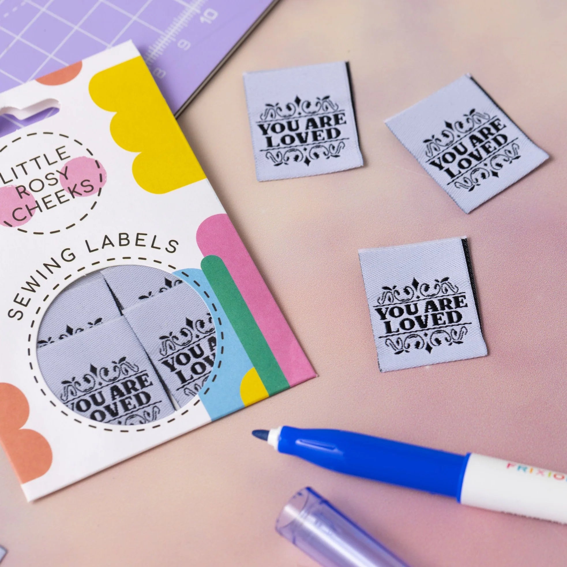 Little Rosy Cheeks - "You Are Loved" Printed Labels