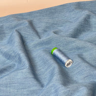 Light Blue Denim Slub Fabric
