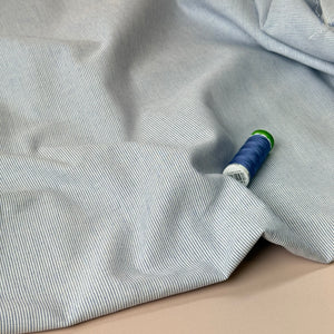 Deadstock Fine Stripe Yarn Dyed Cotton Fabric