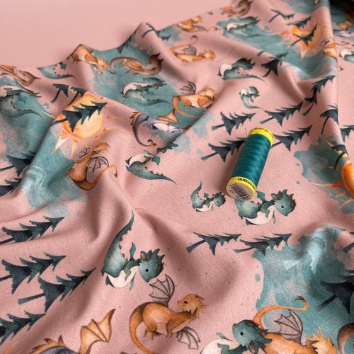 Danish Design - Enchanted Forest Cotton Jersey Fabric