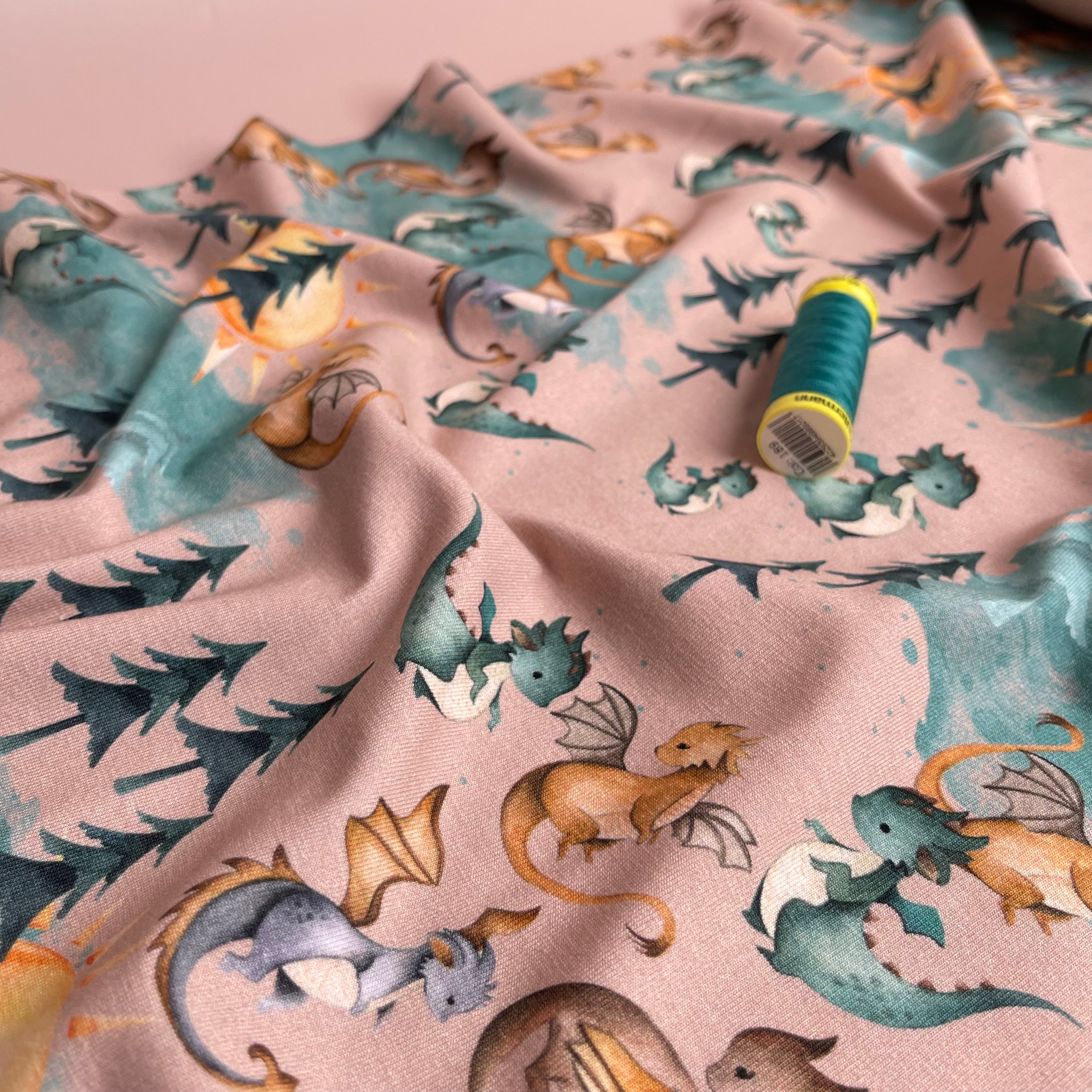 Danish Design - Enchanted Forest Cotton Jersey Fabric