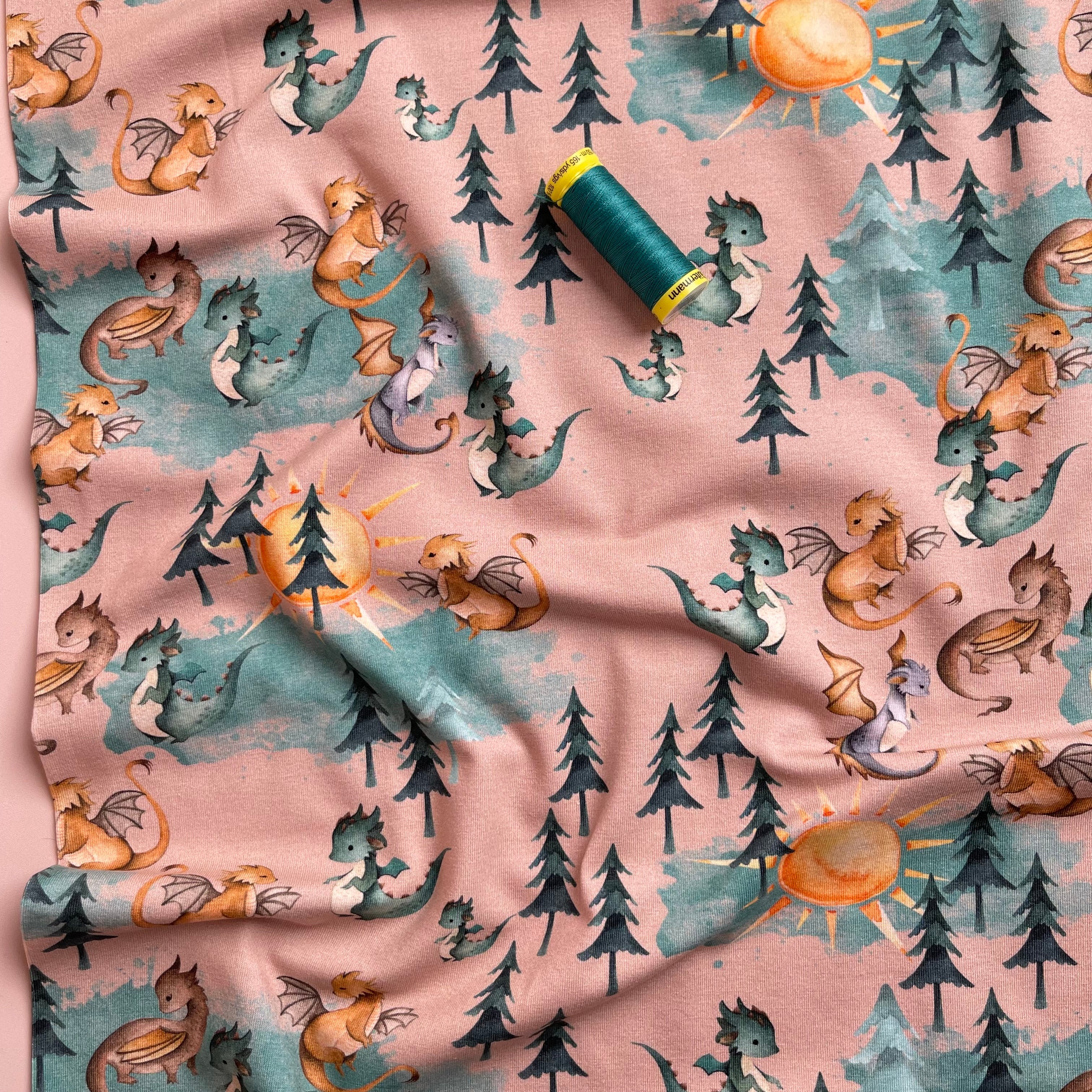 Danish Design - Enchanted Forest Cotton Jersey Fabric