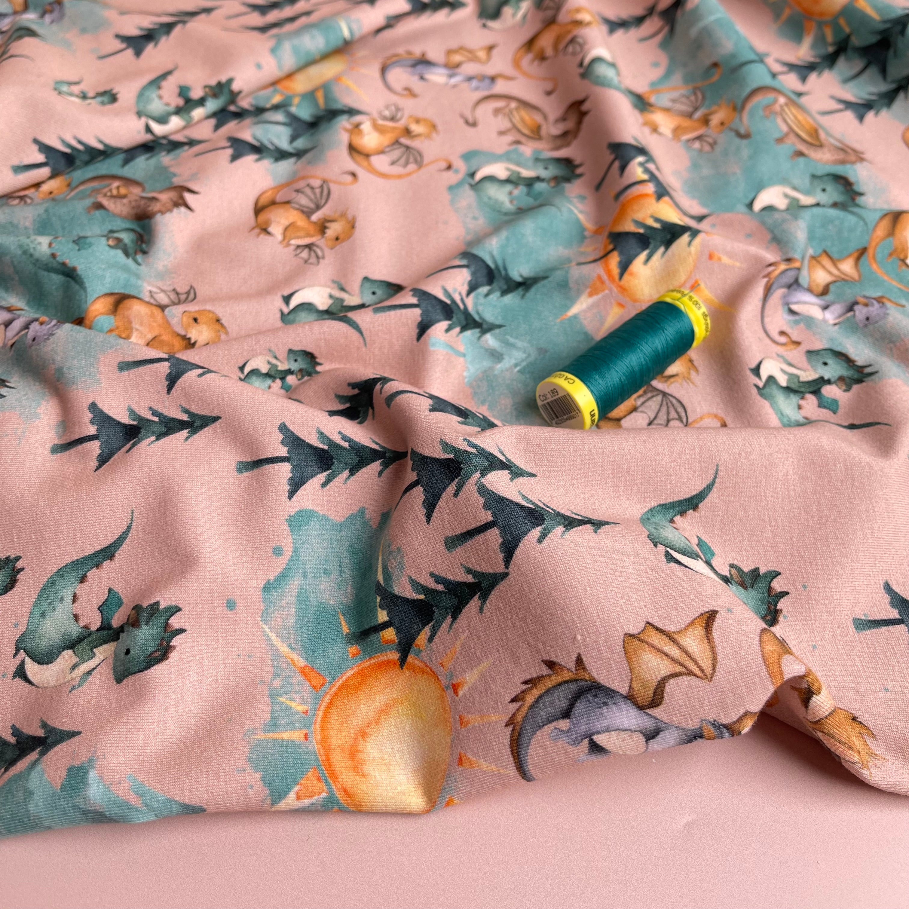 Danish Design - Enchanted Forest Cotton Jersey Fabric