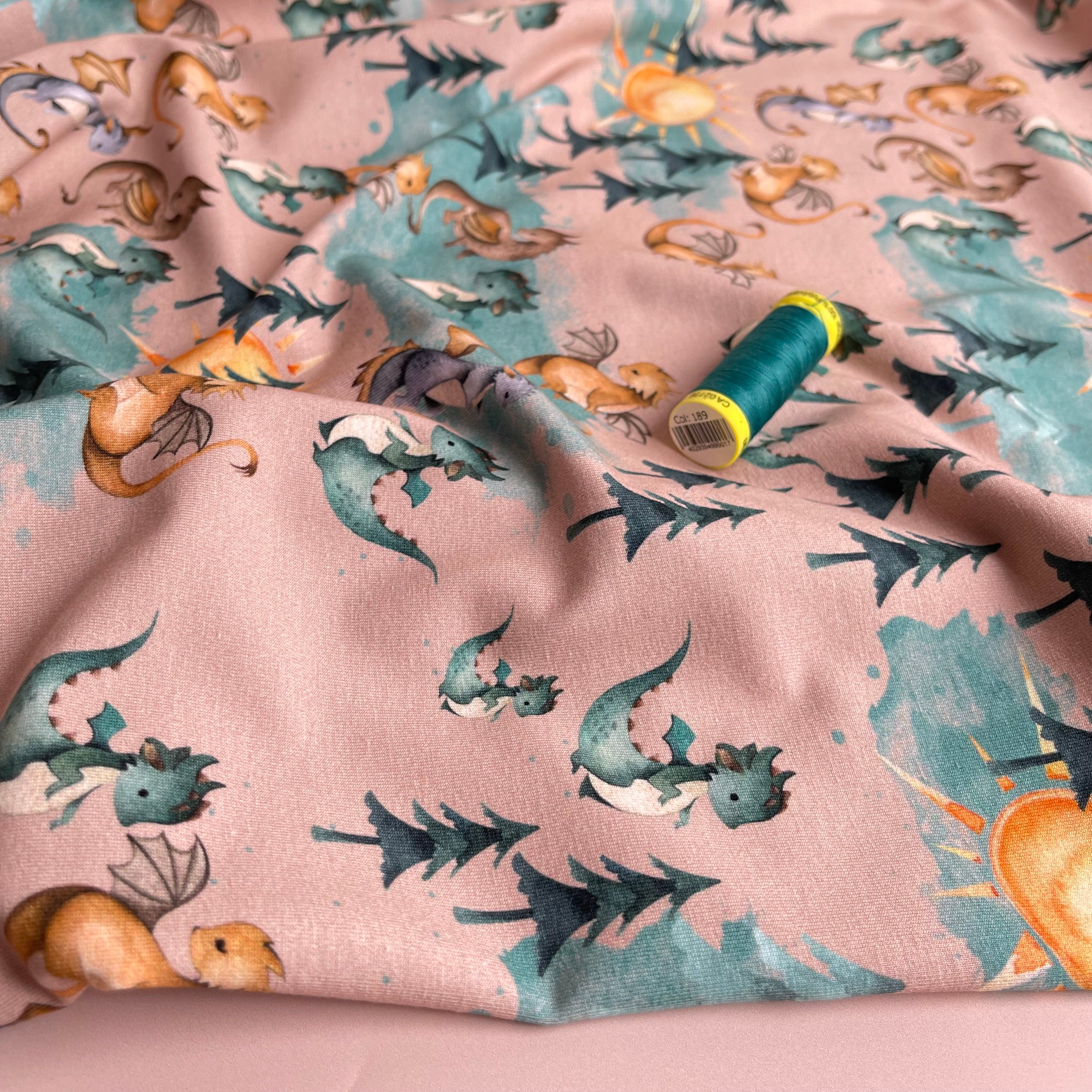 Danish Design - Enchanted Forest Cotton Jersey Fabric