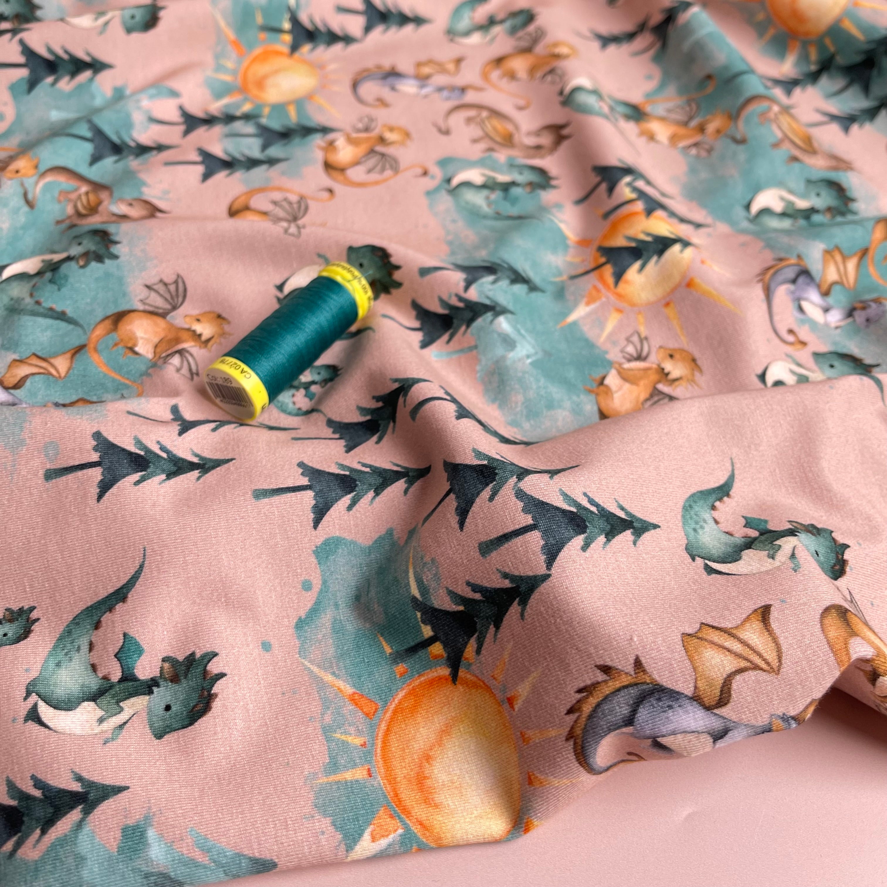 Danish Design - Enchanted Forest Cotton Jersey Fabric