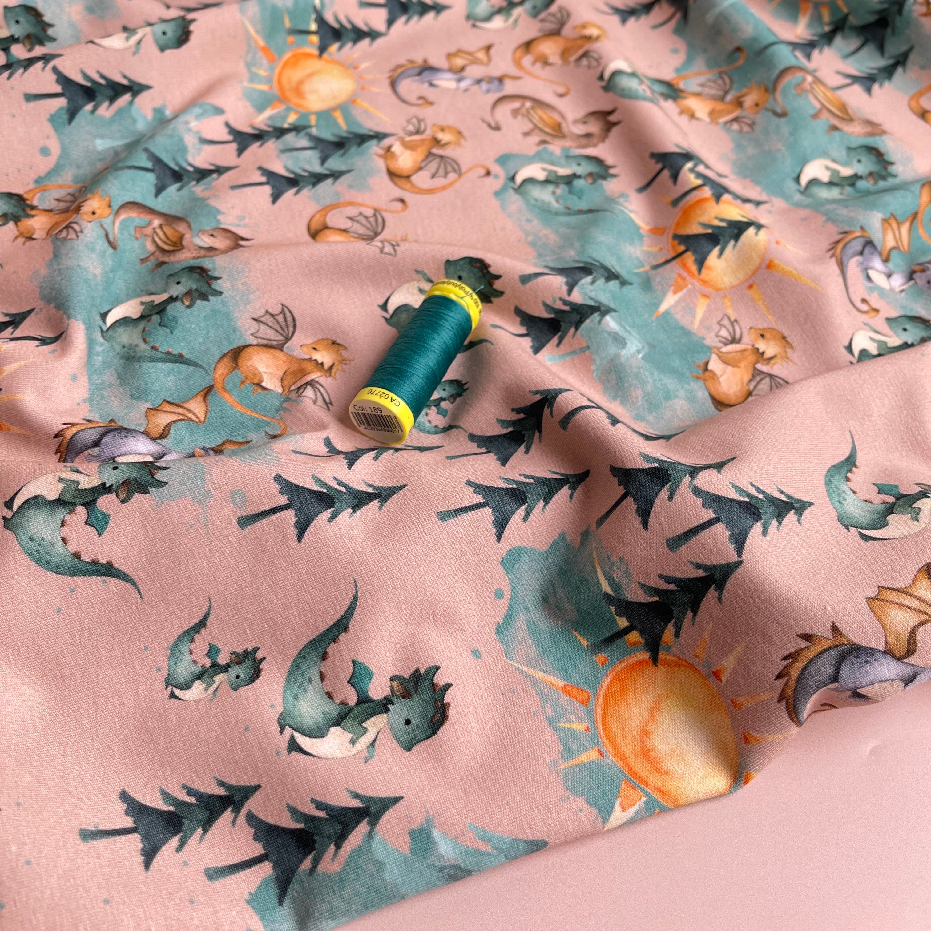 Danish Design - Enchanted Forest Cotton Jersey Fabric