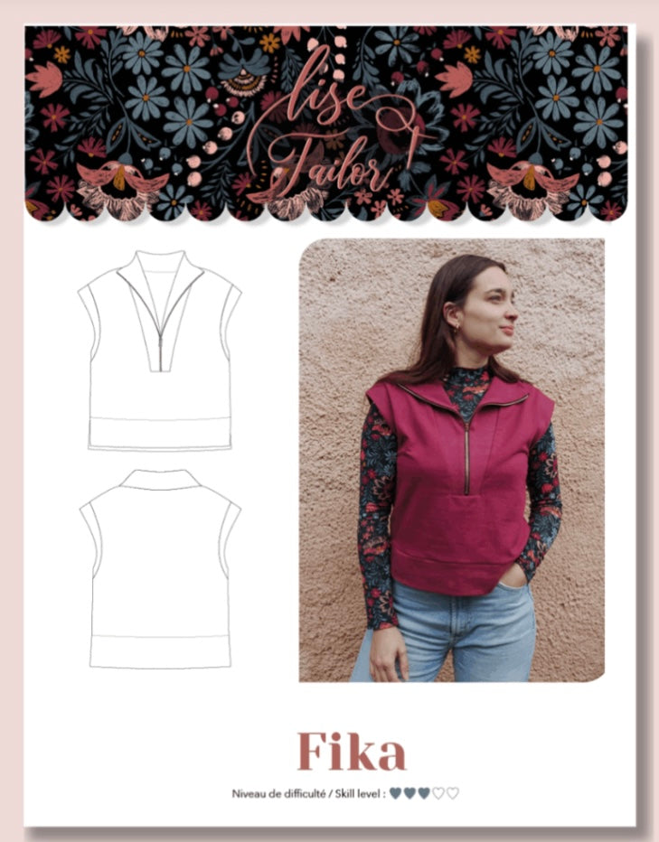 Lise Tailor - Fika Gilet Sewing Pattern