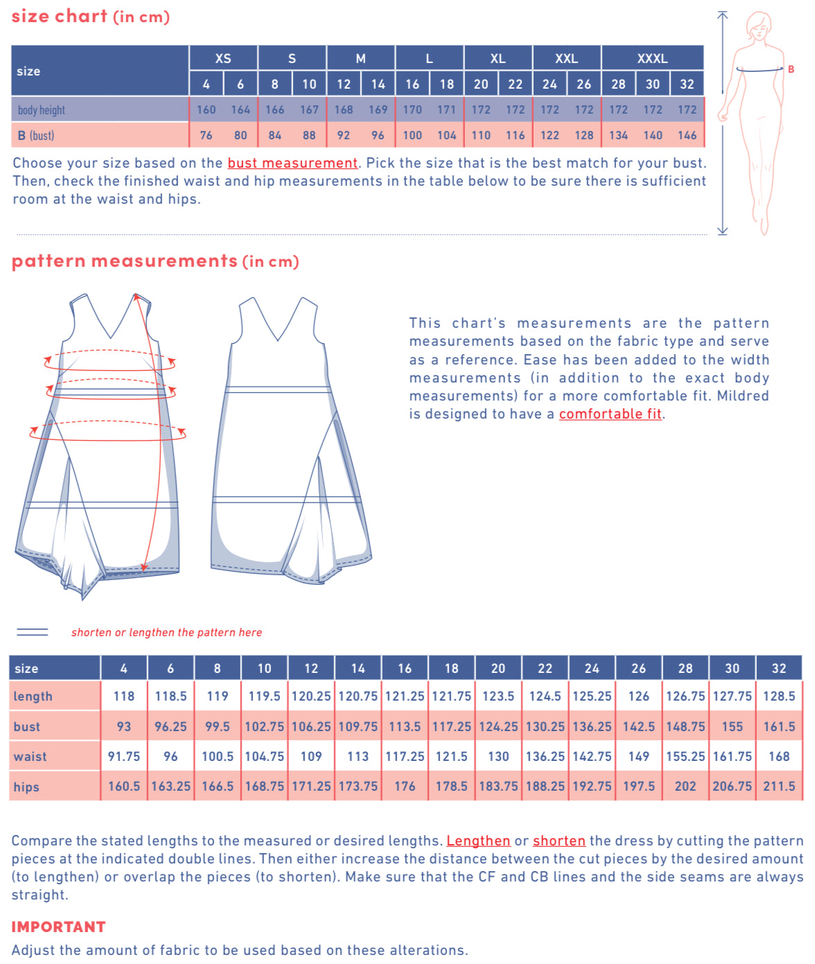 Fibre Mood - MILDRED Dress Sewing Pattern