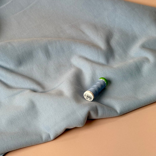 Deadstock Pure Cotton French Terry in Light Blue