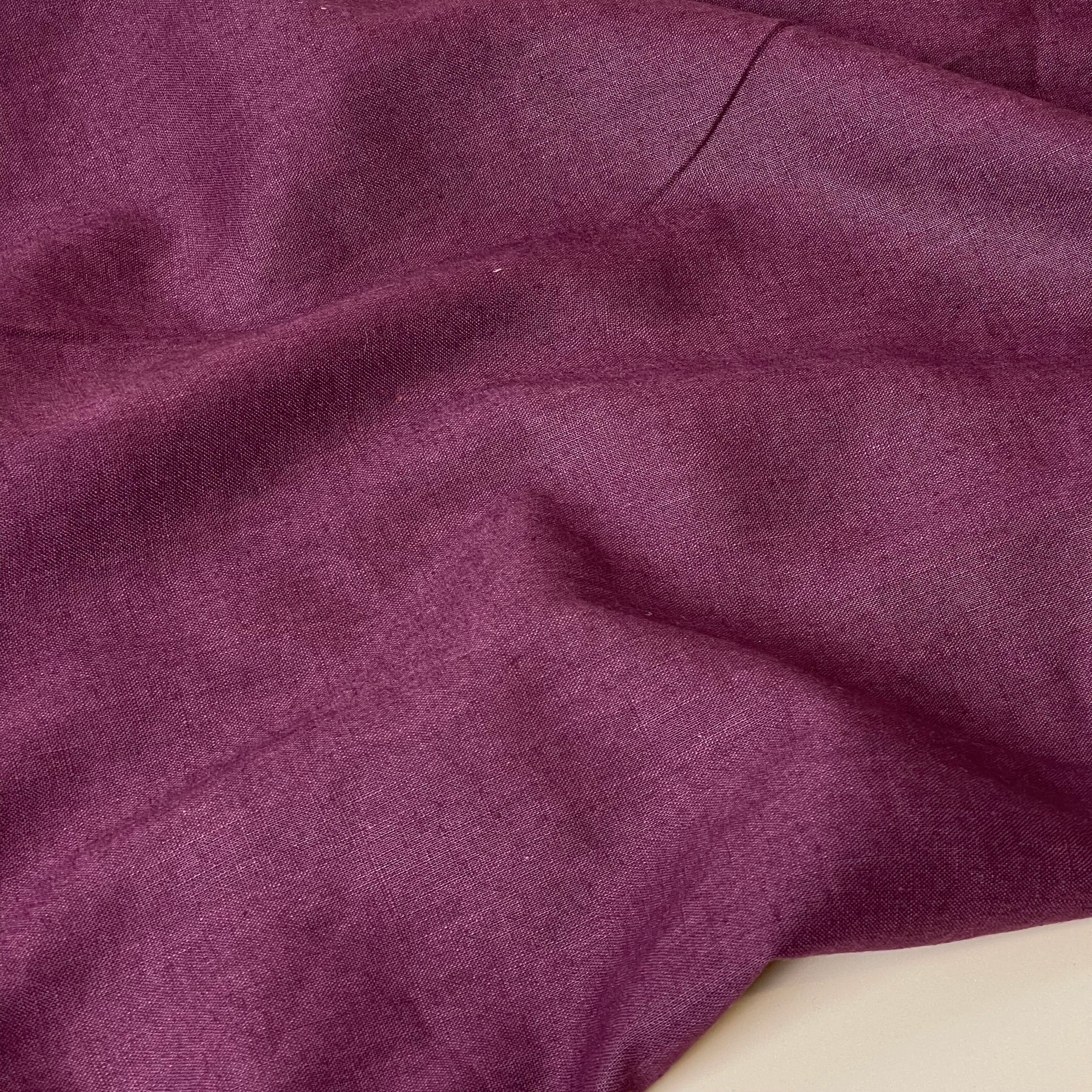 Breeze LIGHT Mulberry - Enzyme Washed Linen Fabric